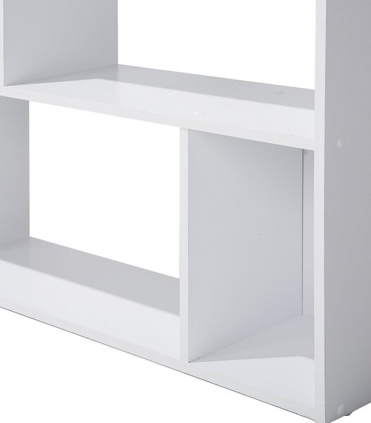 Ötszintes könyvespolc ORILLA 174 cm Fehér