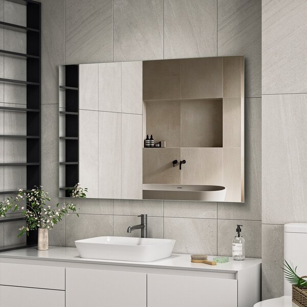Erga Rectangle, téglalap alakú tükör 120x80 cm, ERG-V01-RECTAGLE-1280-CL