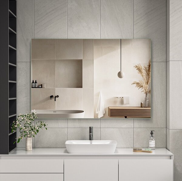 Erga Rectangle, téglalap alakú tükör 120x80 cm, ERG-V01-RECTAGLE-1280-CL