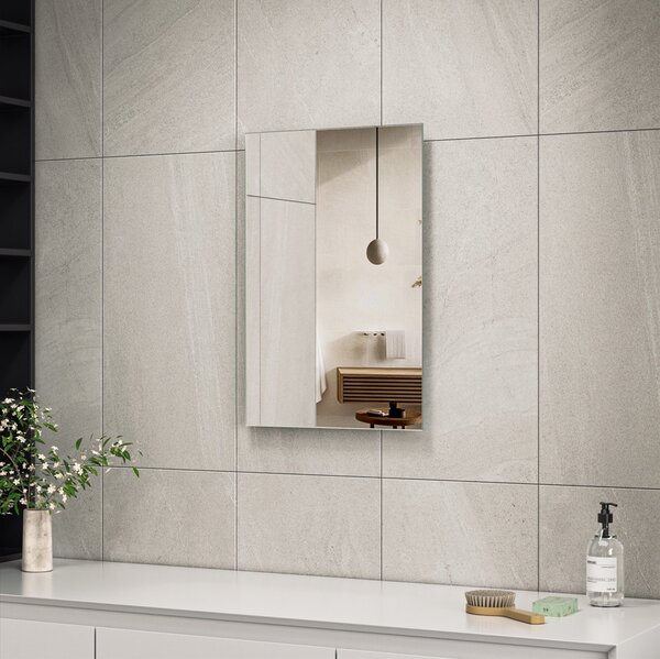 Erga Rectangle, téglalap alakú tükör 40x60 cm, ERG-V01-RECTAGLE-4060-CL
