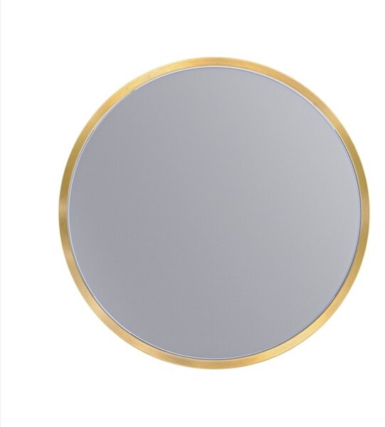 Erga Round, kerek tükör 30cm, arany keret, ERG-V01-ROUND-3030-GD