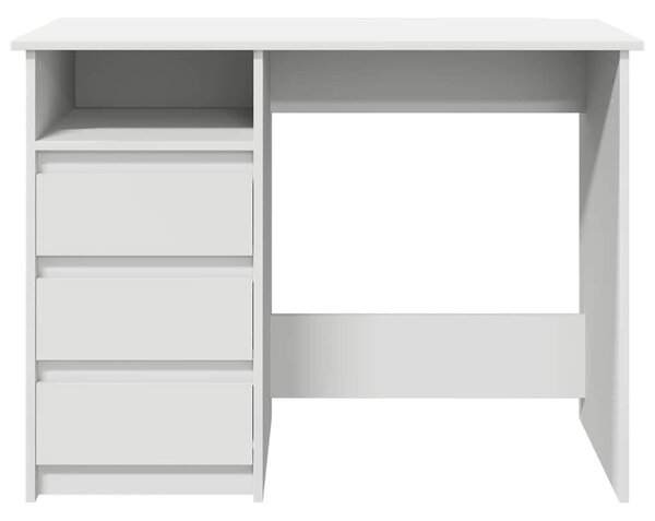 VidaXL fehér szerelt fa íróasztal 102 x 50 x 75 cm
