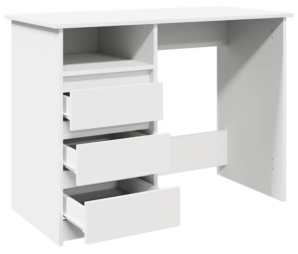 VidaXL fehér szerelt fa íróasztal 102 x 50 x 75 cm