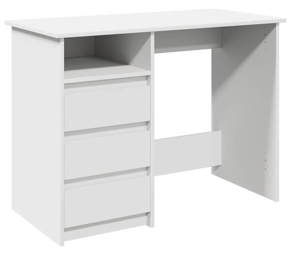 VidaXL fehér szerelt fa íróasztal 102 x 50 x 75 cm