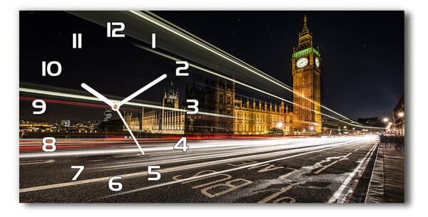 Négyszögletes üvegóra vízszintesen Big ben, london