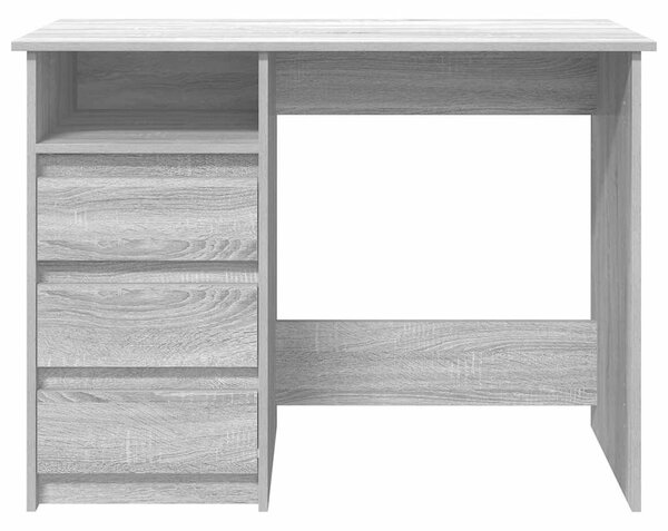 VidaXL szürke sonoma színű szerelt fa íróasztal 102x50x75 cm