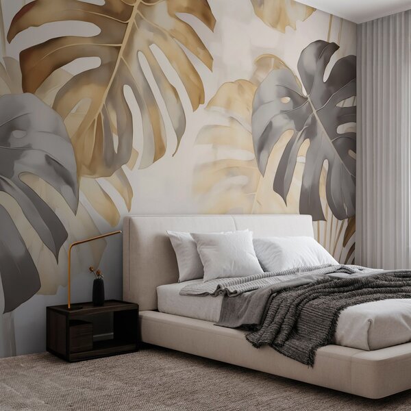Fotótapéta Természetes elegancia buja levelekkel, Modern fotótapéta, Modern fotótapéta, w02950 - Muralas.hu