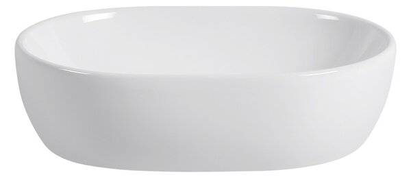 Erga Della, pultra szerelhető mosdó 475x340x140 mm, fényes fehér, ERG-V03-DELLA48-WH