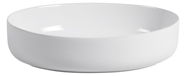 Erga Oval, pultra szerelhető mosdó 550x400x140 mm, fényes fehér, ERG-V03-OVAL55-WH