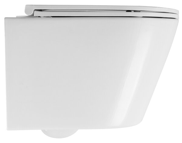 Laveo Nida Cycleon 2.0, fali WC-csésze duroplaszt ülőkével, Vortex öblítéssel, fényes fehér, LAV-VMN_609S
