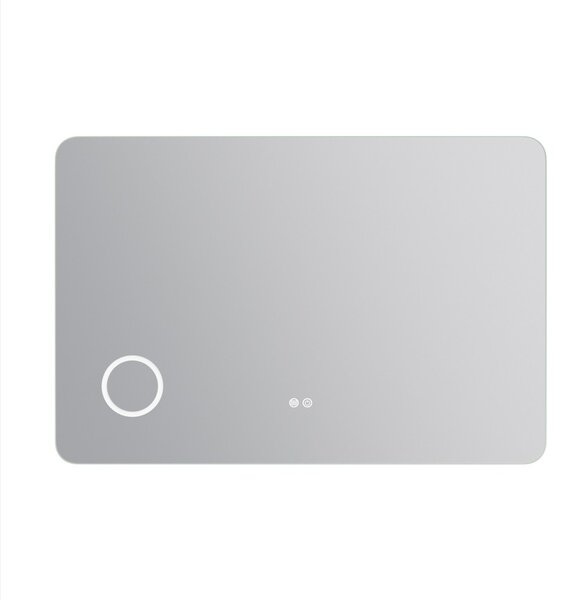 Erga Myra, LED tükör 120x80 cm kozmetikai tükörrel, 3x nagyítás, 4598 lm, 3 fényszín, háttérvilágítás, ERG-V01-MYRA-1280-00