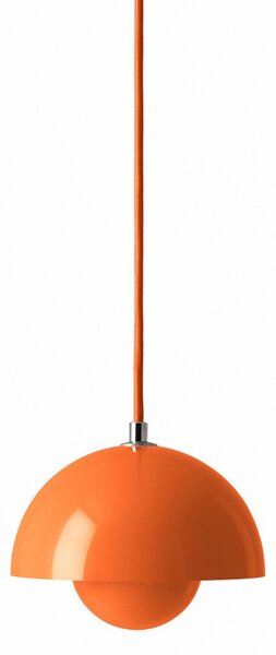 Függőlámpa &Tradition, Flowerpot VP10, dimmable, Narancs, Nappali, Fém, Dizájn