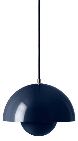 Függőlámpa &Tradition, Flowerpot VP1, dimmable, Kék, Nappali, Fém, Dizájn