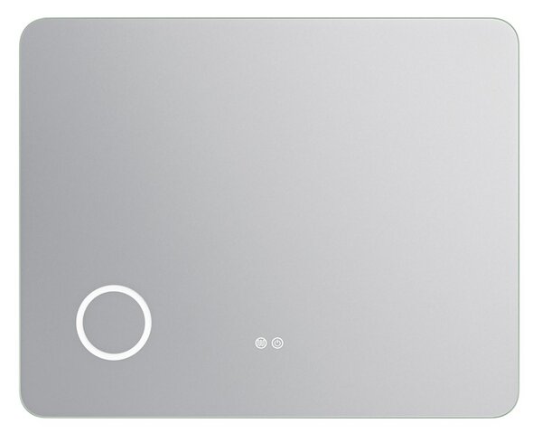 Erga Myra, LED tükör 100x80 cm kozmetikai tükörrel, 3x nagyítás, 4114 lm, 3 fényszín, háttérvilágítás, ERG-V01-MYRA-1080-00