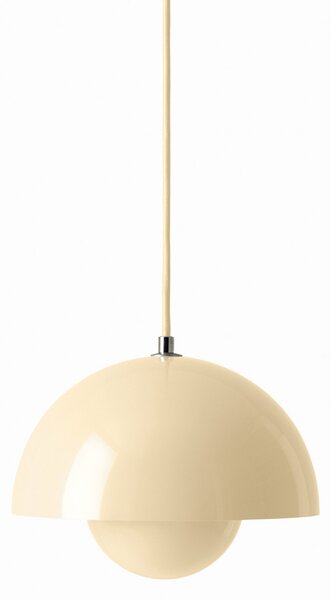 Függőlámpa &Tradition, Flowerpot VP1, dimmable, Bézs, Nappali, Fém, Dizájn