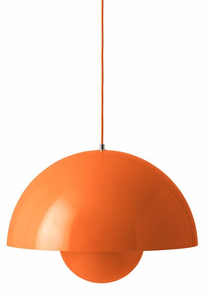 Függőlámpa &Tradition, Flowerpot VP2, dimmable, Narancs, Nappali, Alumínium, Dizájn