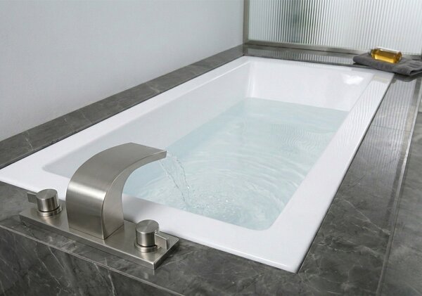 Erga Pureline-S, kád 1400x700x400 mm lábak nélkül, fényes fehér, ERG-V07-PURELINE-S-140x070-WH