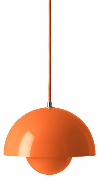 Függőlámpa &Tradition, Flowerpot VP1, dimmable, Narancs, Nappali, Fém, Dizájn