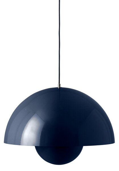 Függőlámpa &Tradition, Flowerpot VP2, dimmable, Kék, Nappali, Alumínium, Dizájn