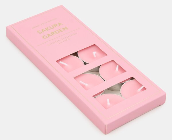 Sinsay - Teamécsesek 10 darabos csomag Sakura Garden - pasztellpink