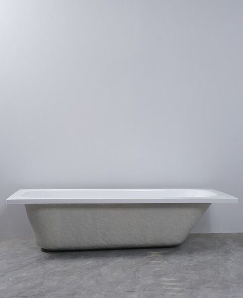 Erga Pureline-O, kád 1400x700x400 mm lábak nélkül, fényes fehér, ERG-V07-PURELINE-O-140x070-WH