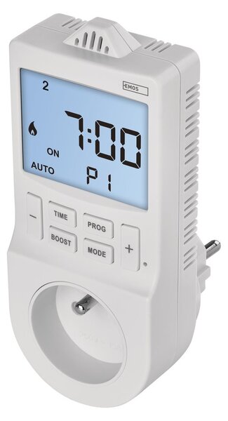 Aqualine Aqualine, Konnektoros termosztát digitális kapcsolóval és konnektor funkcióval, P5660FR