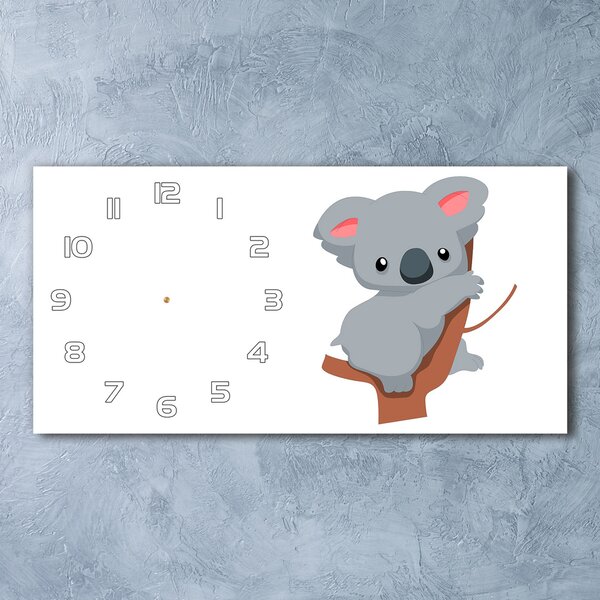 Vízszintes üvegóra Koala egy fa