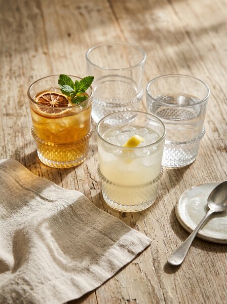 Sinsay - Bordázott pohár szett 4 pack - clear