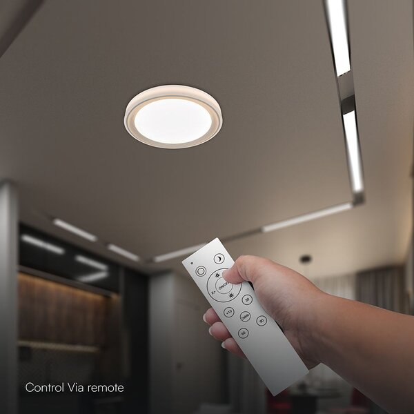 V-TAC 60W designer dóm LED lámpa, állítható színhőmérséklet, aranyszínű, 495x68mm - SKU 24195