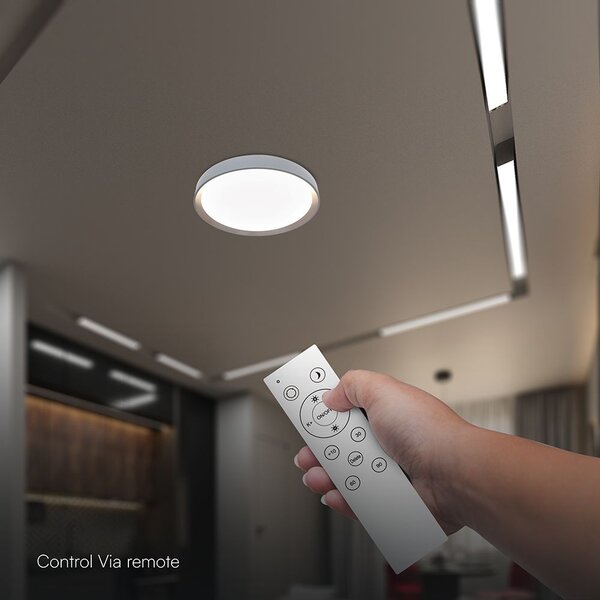 V-TAC 60W designer dóm LED lámpa, állítható színhőmérséklet, sötétbarna, 480x58mm - SKU 24198