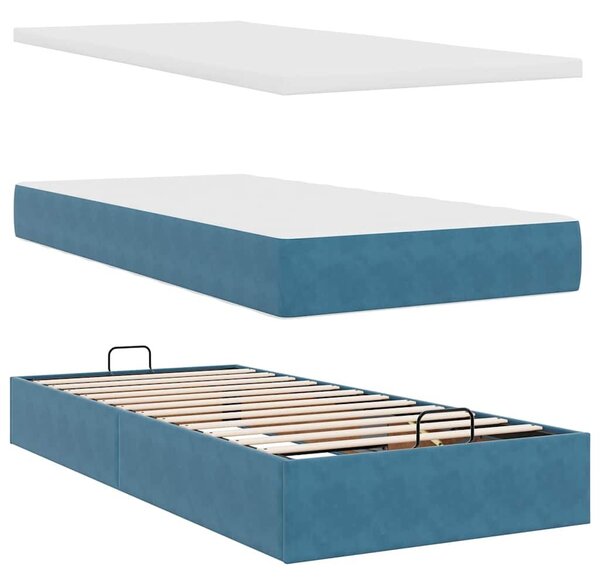VidaXL Ottoman Ágy - 160x200 cm - Bársony