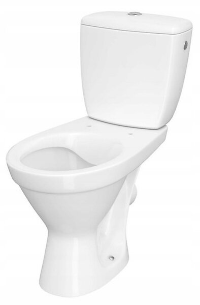 Cersanit Cersania SimpleOn 010 - WC kombi 3 / 6l + lassan záródó ülőke hőre keményedő, vízszintes hulladék, fehér, K11-2337