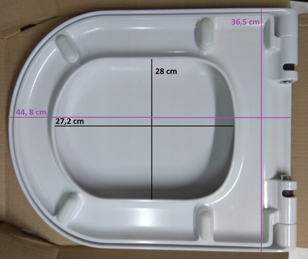 Cersanit City, hőre keményedő antibakteriális WC-ülőke, fehér, K98-0127