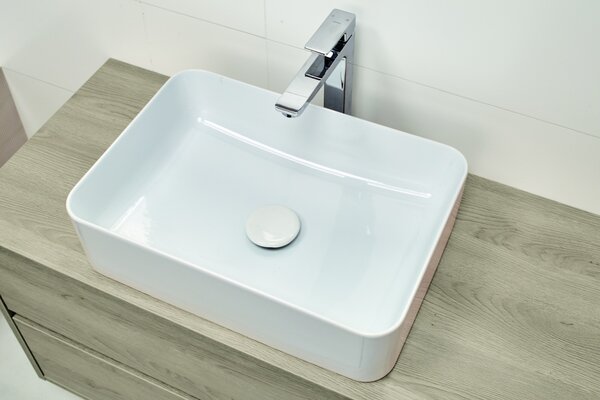Cersanit Crea - falra szerelhető mosdószekrény 80cm, tölgy, S924-010