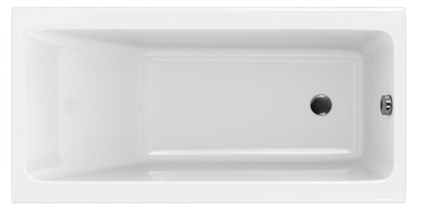 Cersanit Crea Slim akril kád 150x75cm + lábak, fehér, S301-233