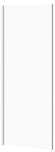 Cersanit Crea, üveg zuhanyfal tolózuhanyajtókhoz 80x200 cm, 8mm átlátszó üveg, króm profil, S900-2613