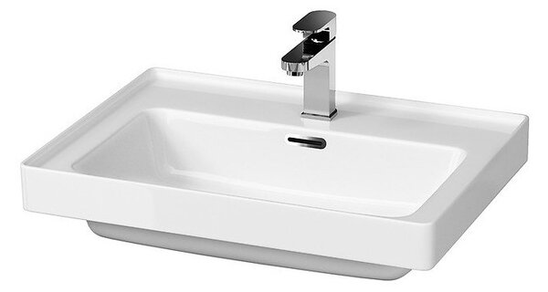 Cersanit Crea, akasztós szekrény mosdóval 60cm, készlet B114, tölgy, S801-288