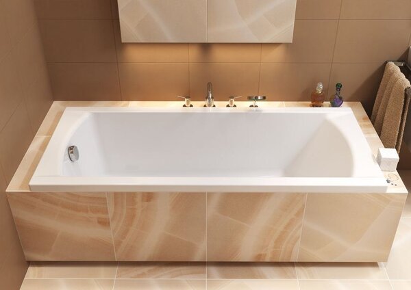 Cersanit Korat akril kád 150x70cm + lábak, fehér, S301-120