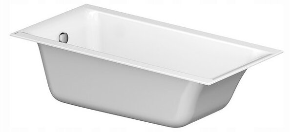 Cersanit Larga akril kád 150x75cm + lábak, fehér, S301-304