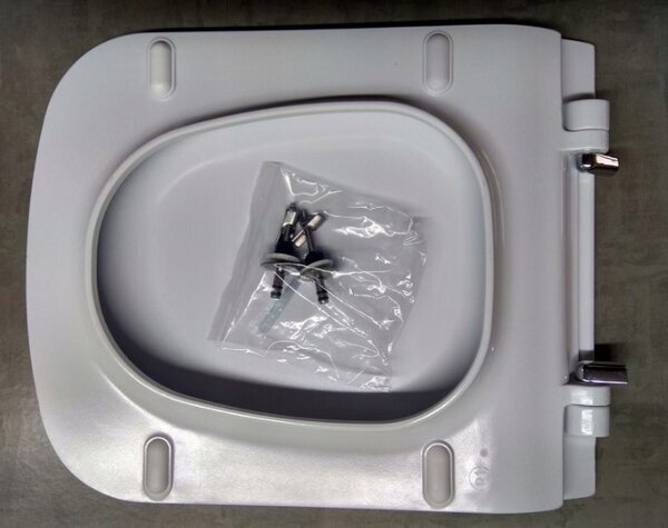 Cersanit Metropolitan, hőre keményedő, lassan záródó WC-ülőke, fehér, OK581-009-BOX
