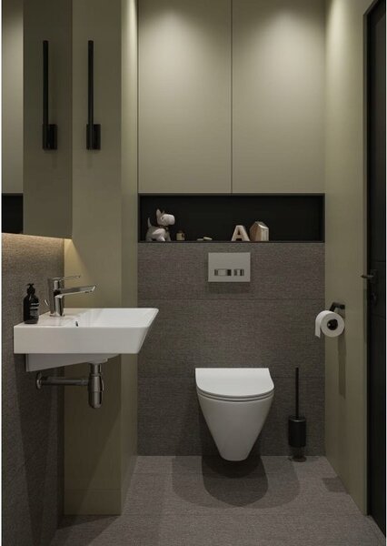 Cersanit Mille Clean On, függő WC csésze duroplast ülőkével, fehér, S701-454