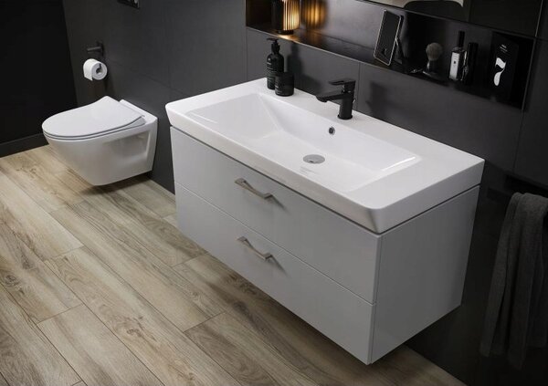 Cersanit Mille Clean On, függő WC csésze duroplast ülőkével, fehér, S701-454