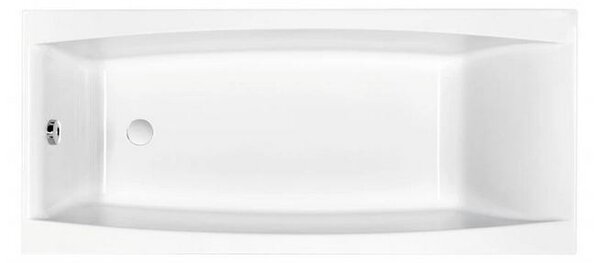 Cersanit Virgo akril kád 140x75cm + lábak, fehér, S301-047