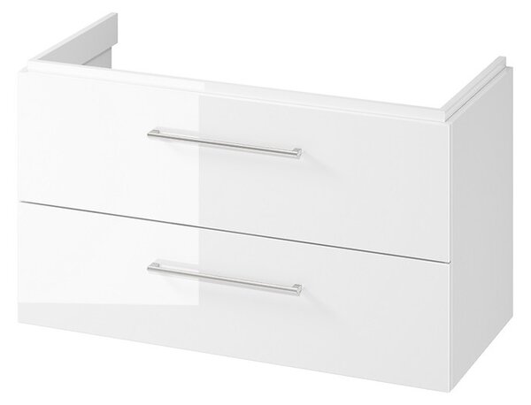 Cersanit Larga, falra szerelhető mosdószekrény 100cm, fehér fényes, S932-076