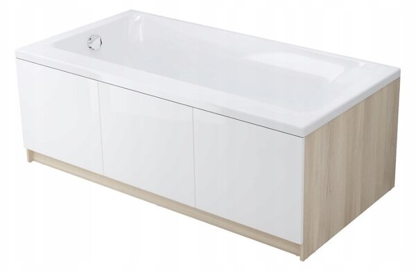 Cersanit Smart, akril kád 160x80cm jobb, fehér, S301-118