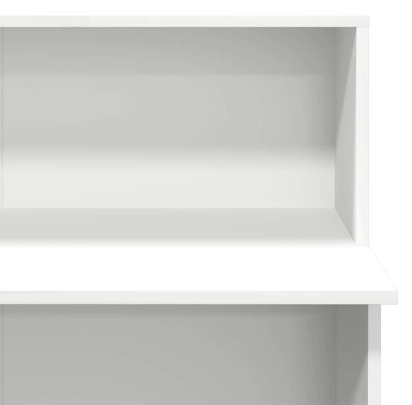 VidaXL recepciós pult fehér 100x50x103,5 cm szerelt fa