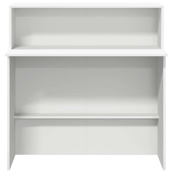 VidaXL recepciós pult fehér 100x50x103,5 cm szerelt fa