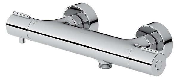 Cersanit Virgo, falra szerelhető termosztatikus zuhanycsaptelep, króm, S951-579