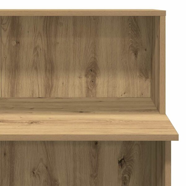 VidaXL recepciós pult kézműves tölgy 100x50x103,5 cm szerelt fa
