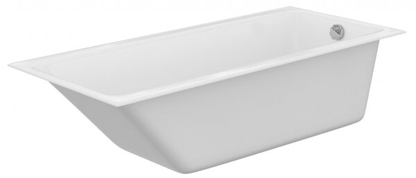 Cersanit Crea Slim akril kád 180x80cm + lábak, fehér, S301-227